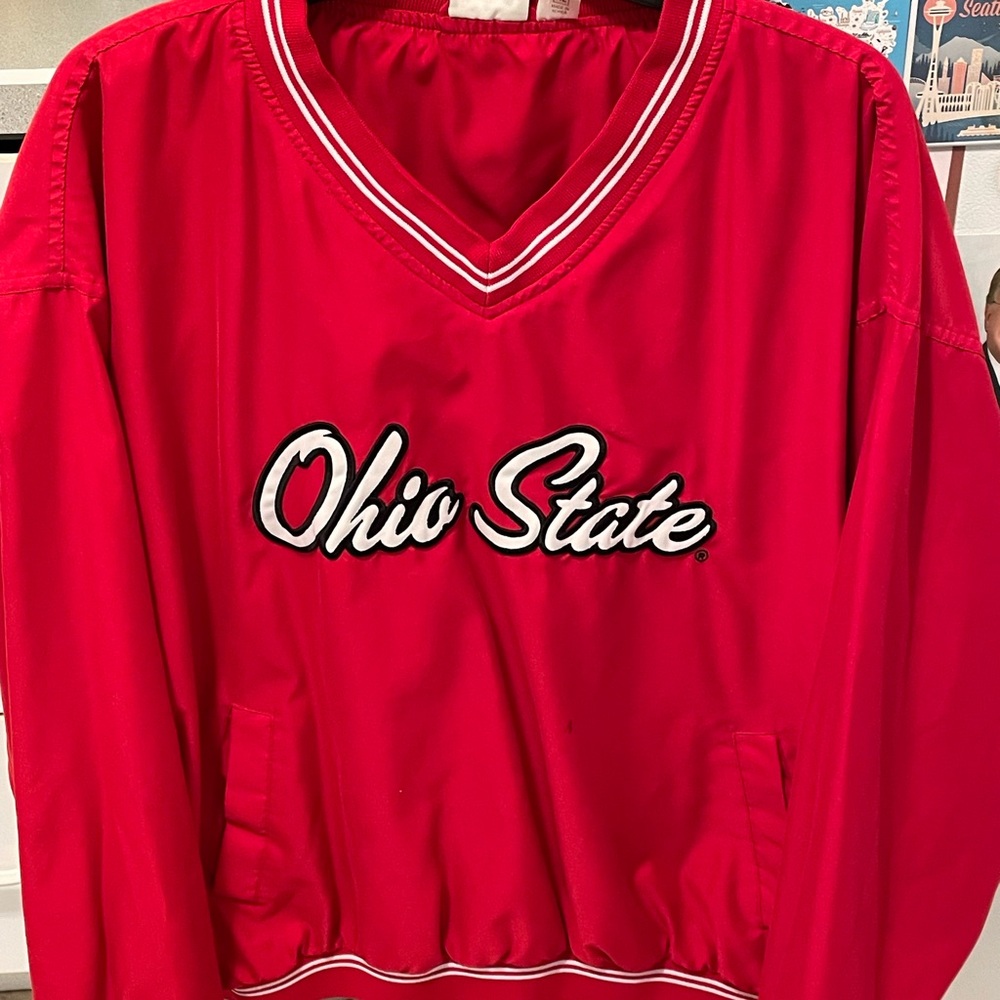 Red Cozy Sweater with Ribbed Detailing